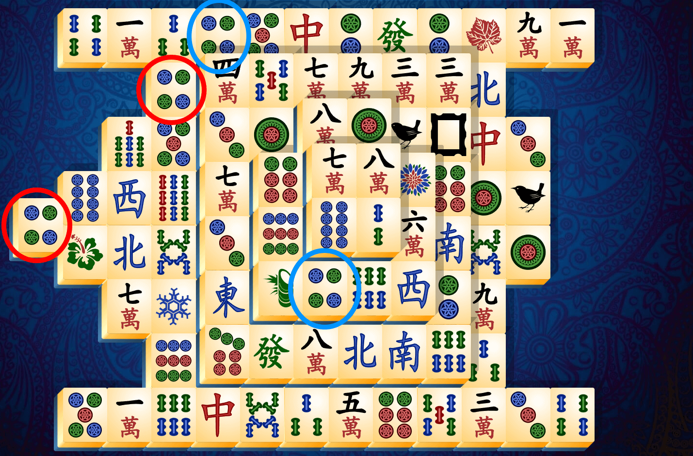 Samouczek Mahjonga jednoosobowego, krok 4